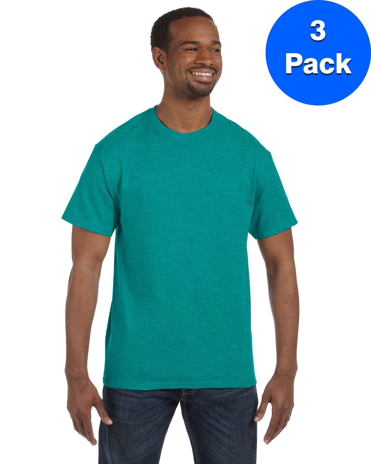 Heavy Cotton T-Shirt 6 Pack G500B All Sizes Gildan Mens 5.3 oz