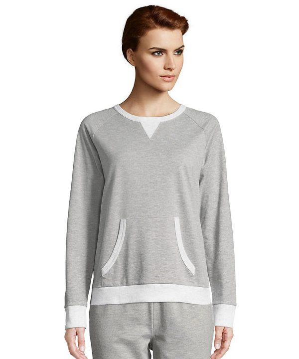 hanes women's ecosmart crewneck sweatshirt