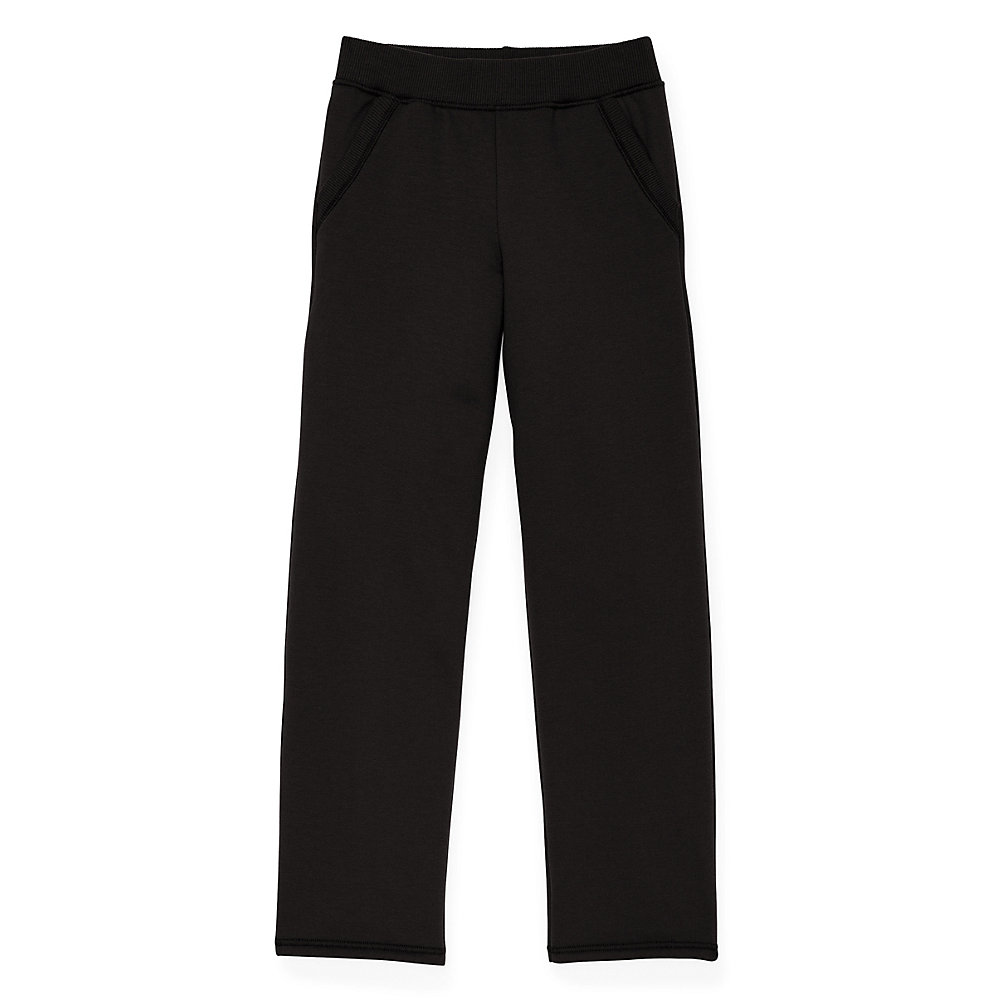 women's open leg sweatpants with pockets