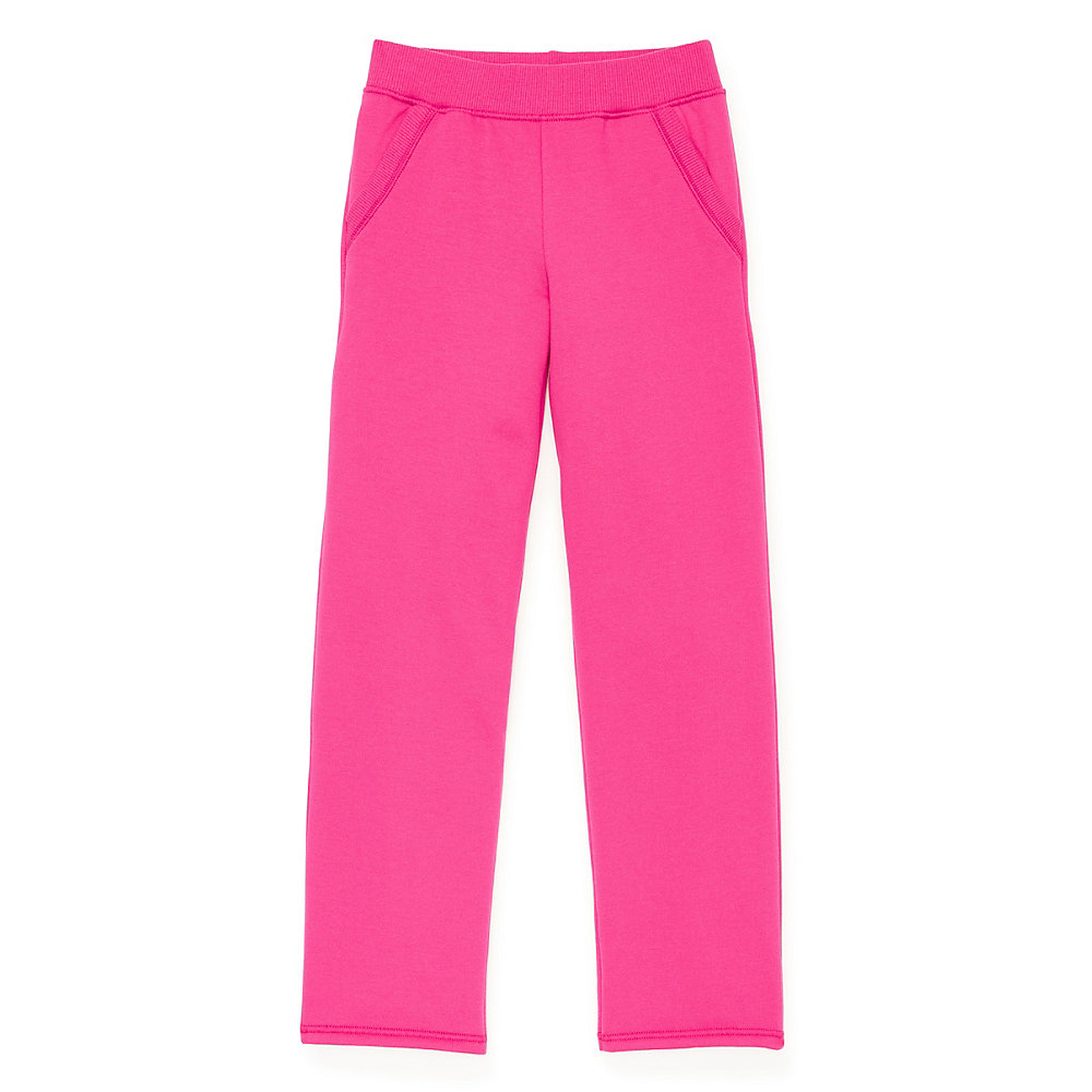 women's open leg sweatpants with pockets