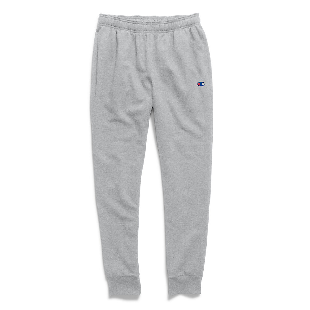 men's champion script logo fleece jogger pants