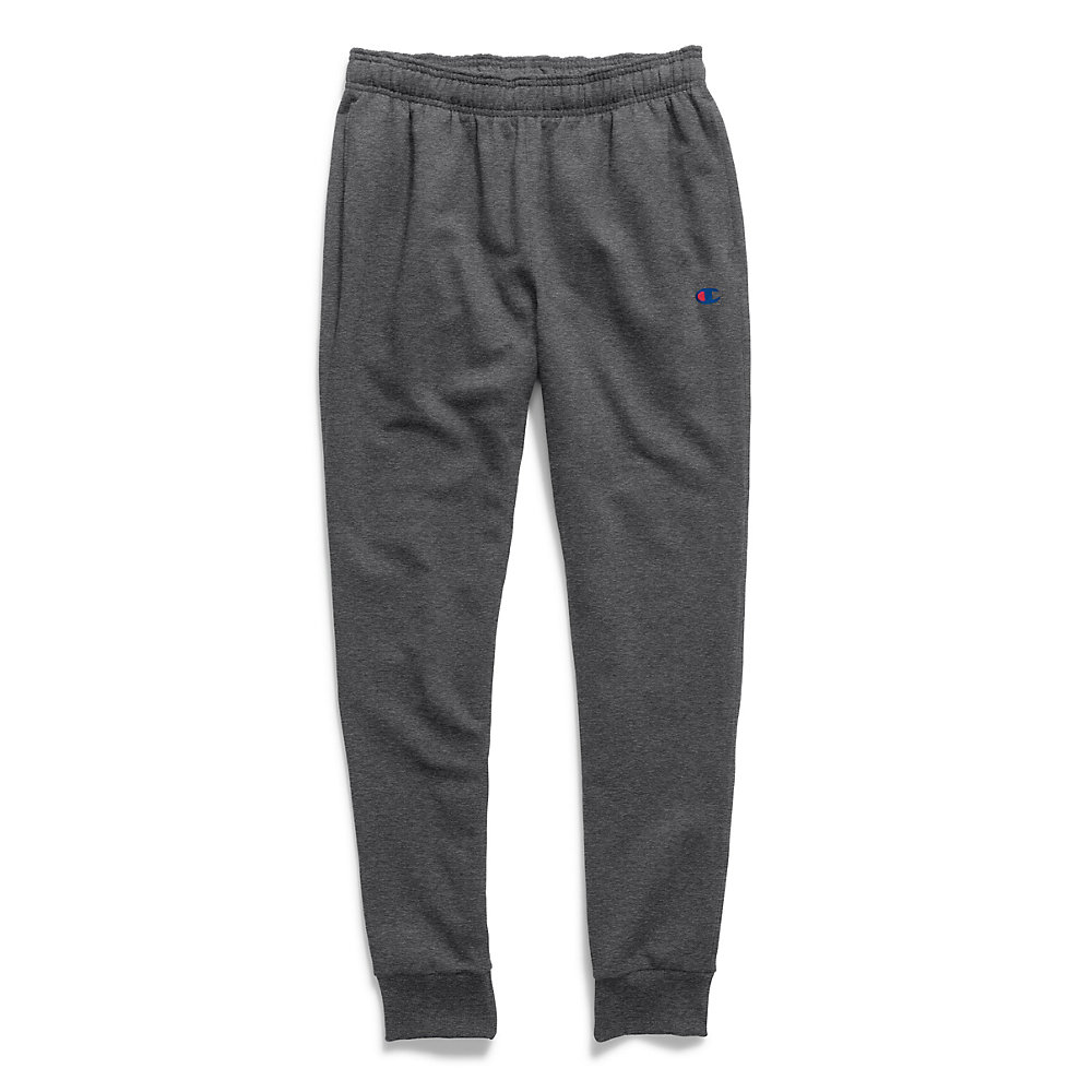 champion fleece logo jogger pants