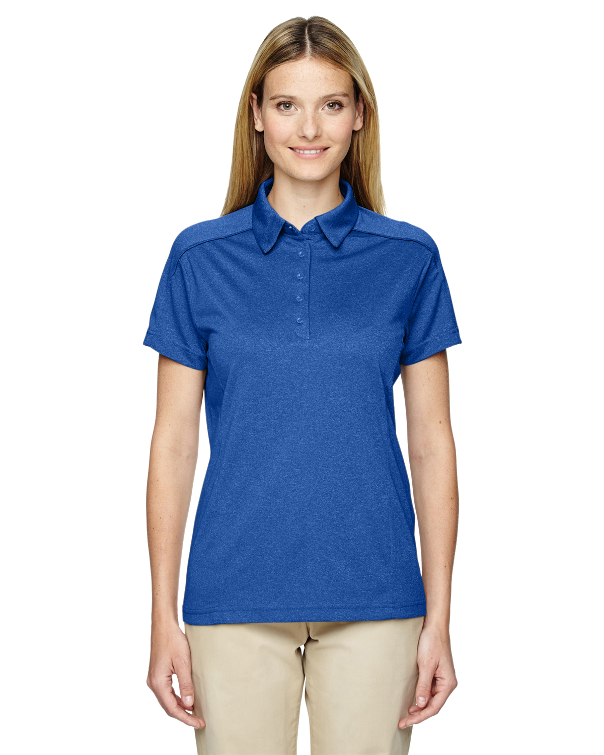 melange polo shirt